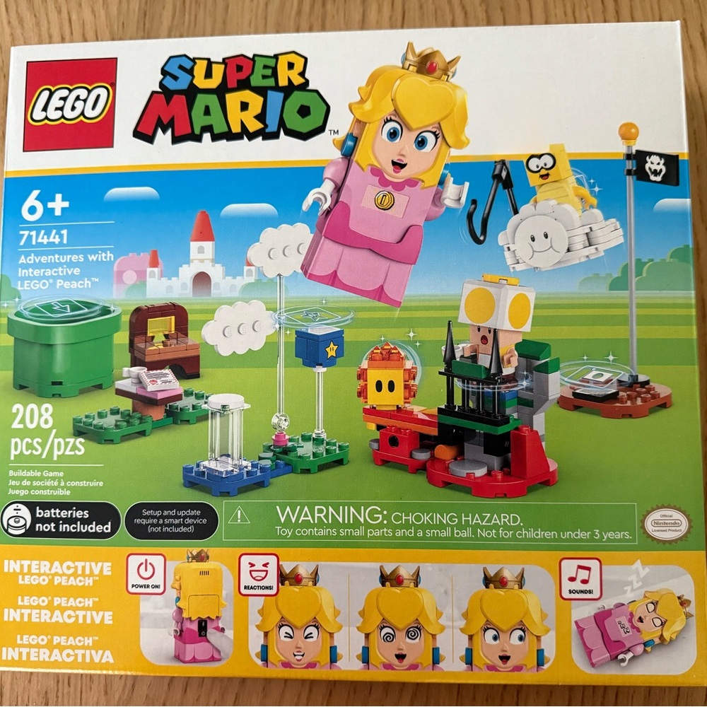 LEGO Super Mario Interactive Peach Set - Pink and Yellow